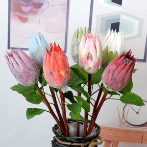 仿真花非洲国花 客厅酒店样板间插花摆件仿真植毛帝王花